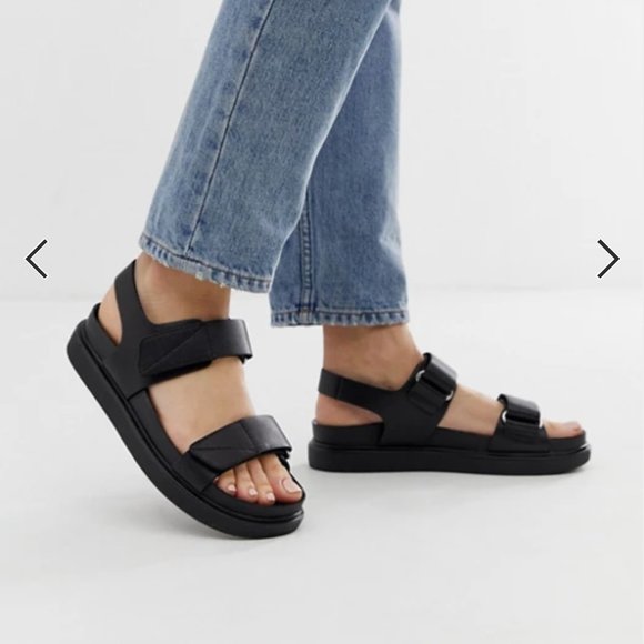 Vagabond | Shoes | Vagabond Black Erin Slingback Sandals Size 4 New |  Poshmark